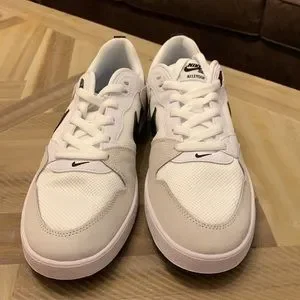 BRAND NEW NIKE SB ALLYOOP WHITE MENS SIZE 10 never worn!!! Nike SB Alleyoop White/Black Men Skate Boarding Casual Shoes  main image 3